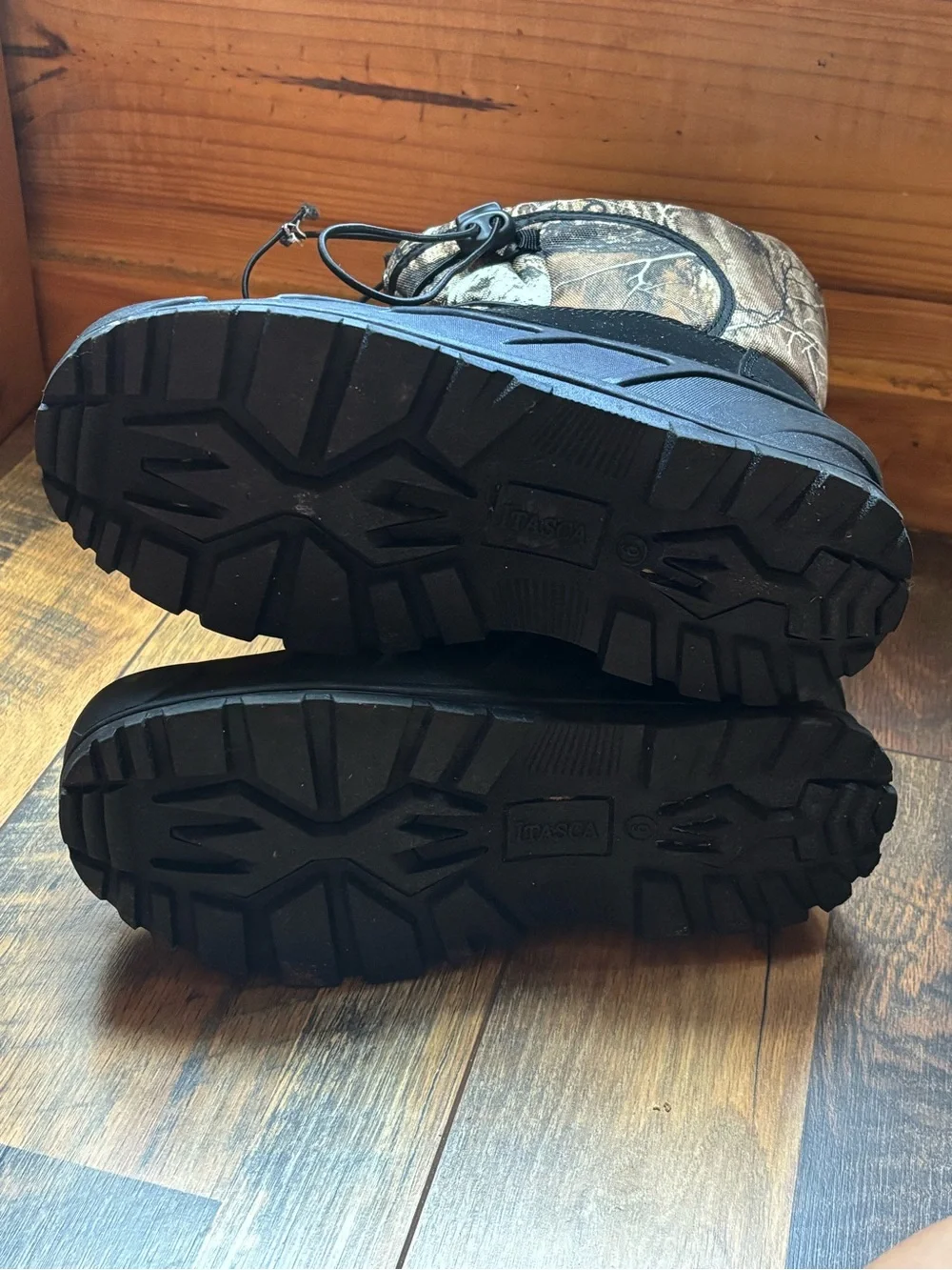 Itasca camo snow boots men size 6